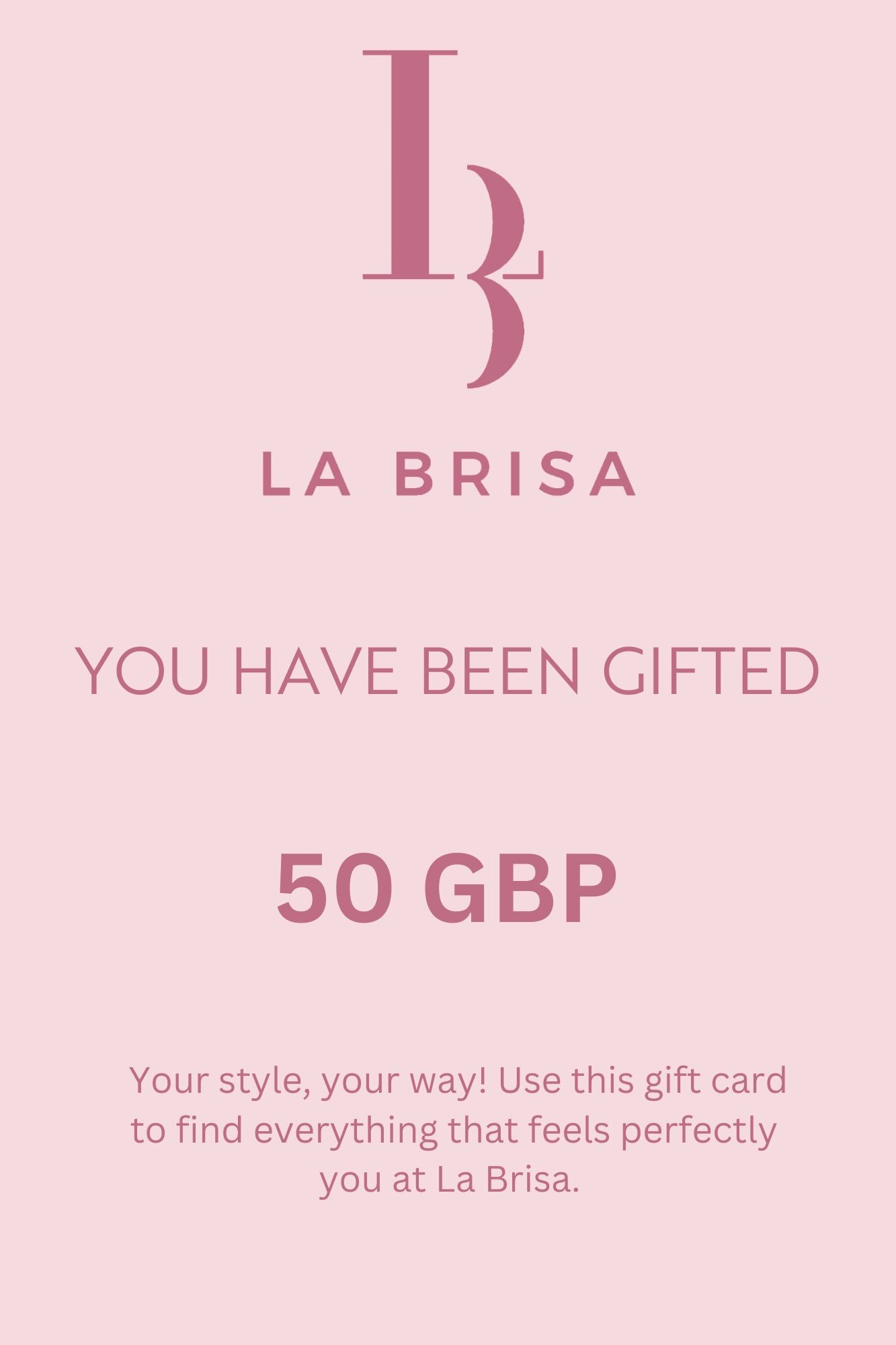 Gift Card 50